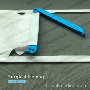 Sac à glace étanche à eau verrouillable